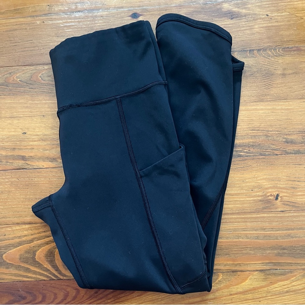 Athleta All In Capri Up Anything Tight Black Leggings Running Athletic size S - Picture 9 of 12